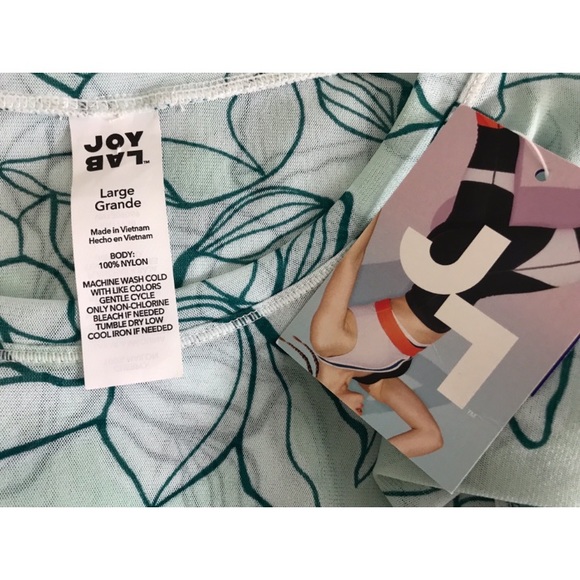 NWT Joy Lab Sheer Floral Long Sleeve Shirt - Picture 6 of 7